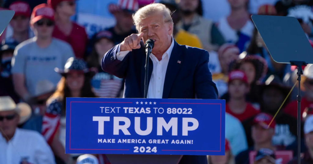 Trump's Texas Rally Takes an Unexpected Turn as He Mocks Ron DeSantis